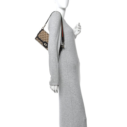 GG Monogram Small Luce Shoulder Bag Beige Ebony