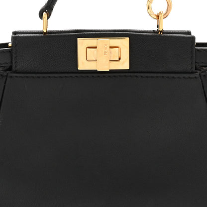 Nappa Micro Peekaboo Iconic Satchel Black