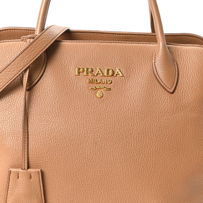 Vitello Daino Tote Caramel