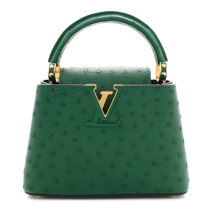 Ostrich Capucines Mini Mint
