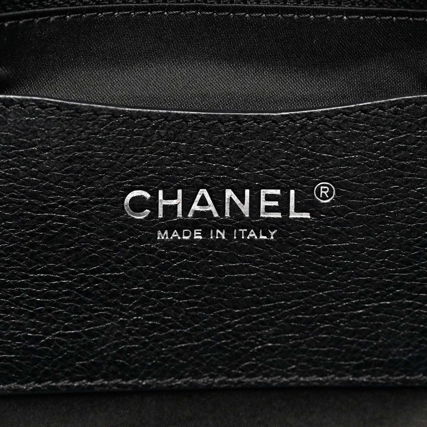 Glazed Calfskin Large On The Road Tote Black