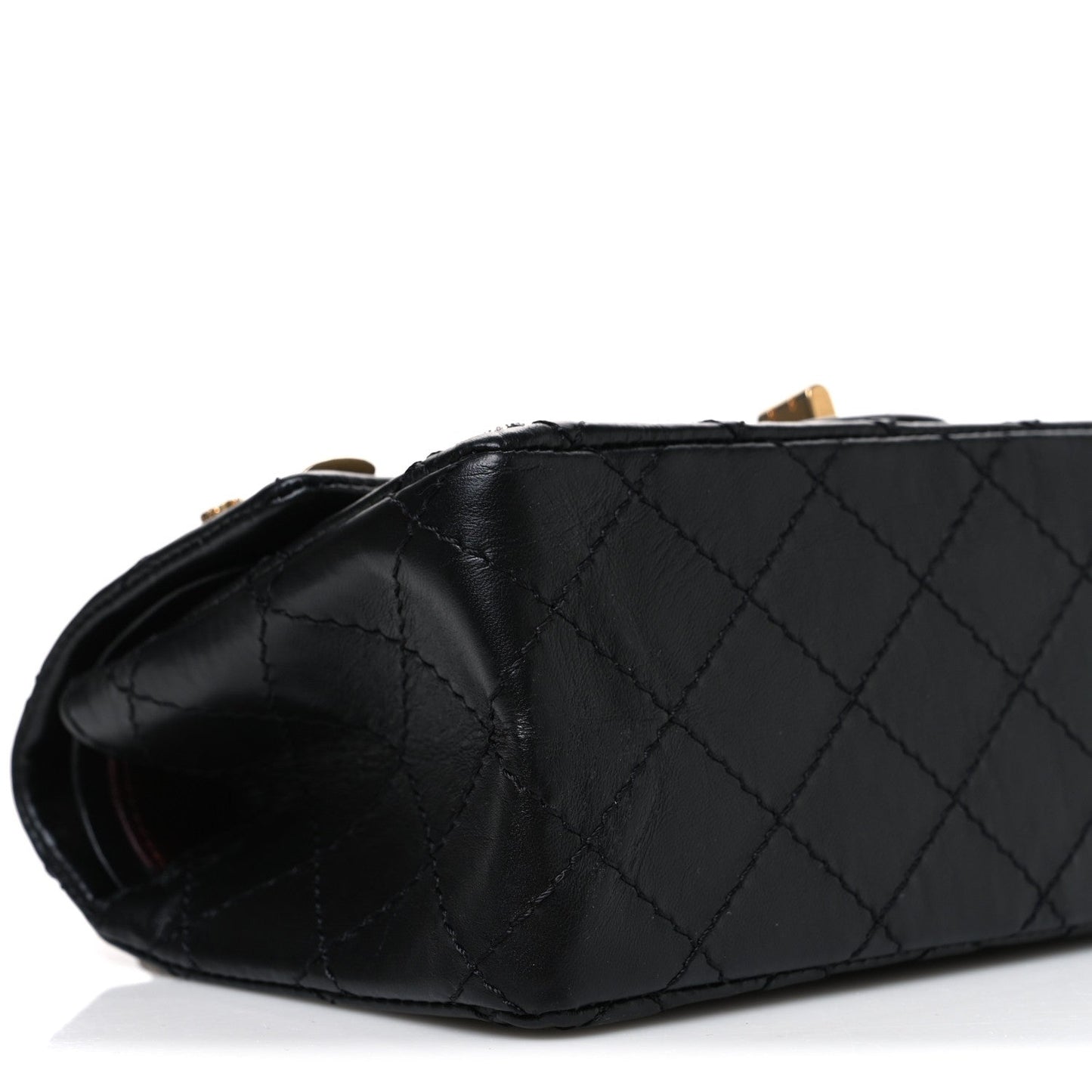 Aged Calfskin Lucky Charms 2.55 Reissue 224 Flap Black