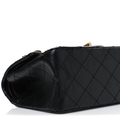 Aged Calfskin Lucky Charms 2.55 Reissue 224 Flap Black