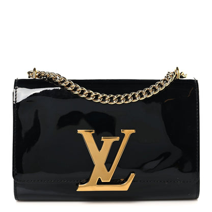 Patent Louise PM Chain Clutch Black