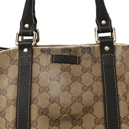 Crystal Monogram Medium Joy Boston Dark Brown
