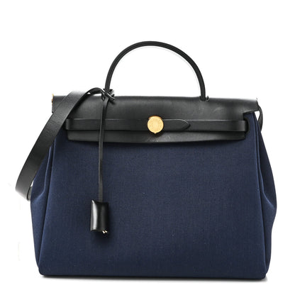 Military Toile Vache Hunter Herbag Zip Retourne 31 PM Bleu Marine Black