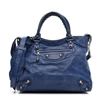 Agneau Giant 12 Silver Hardware Velo Bleu Glacier
