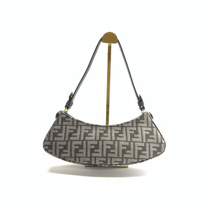 Fendi O'Lock Swing FF Logo Chenille Shoulder Bag