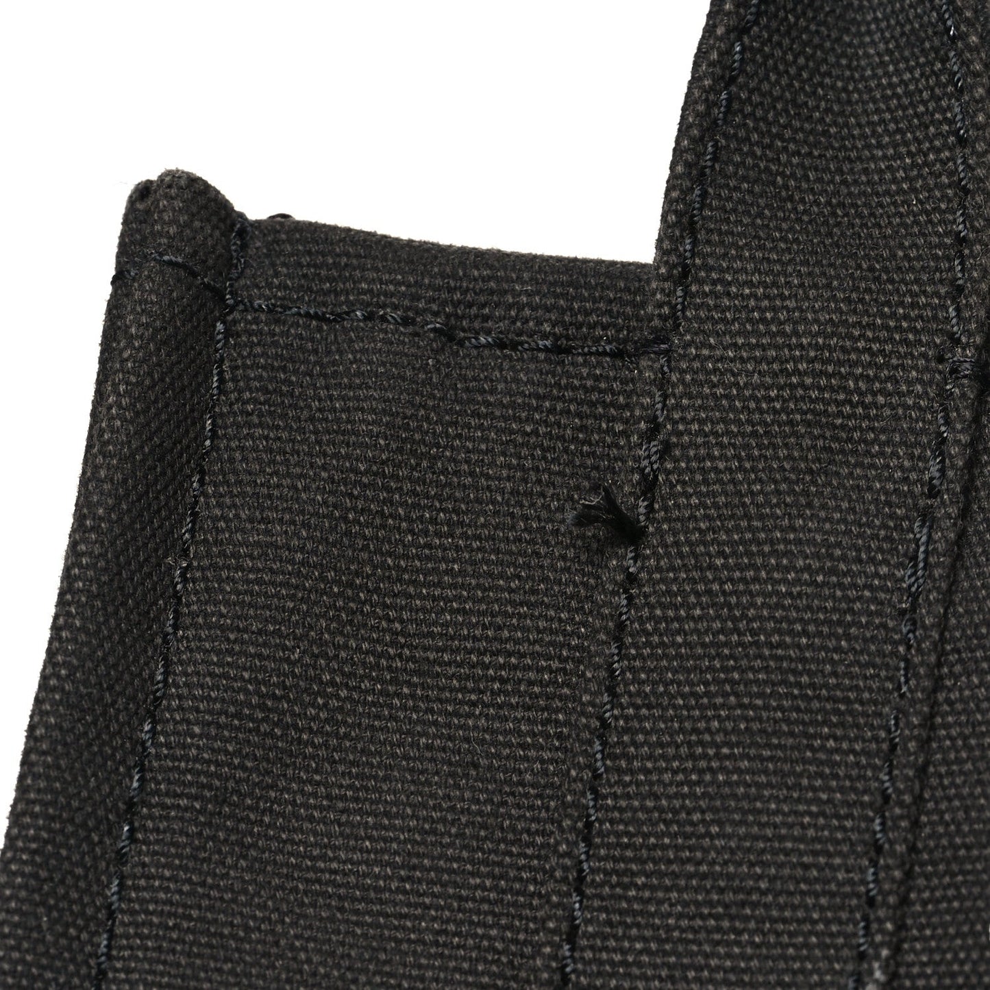 Cotton Canvas Small The Traveler Tote Bag Black