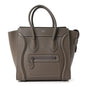 Drummed Calfskin Micro Luggage Souris