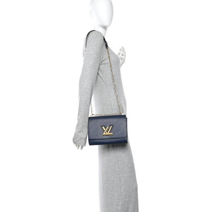 Epi Twist Shoulder Bag MM Indigo