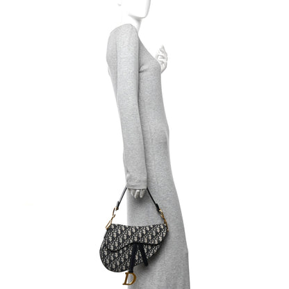 Oblique Saddle Bag Blue
