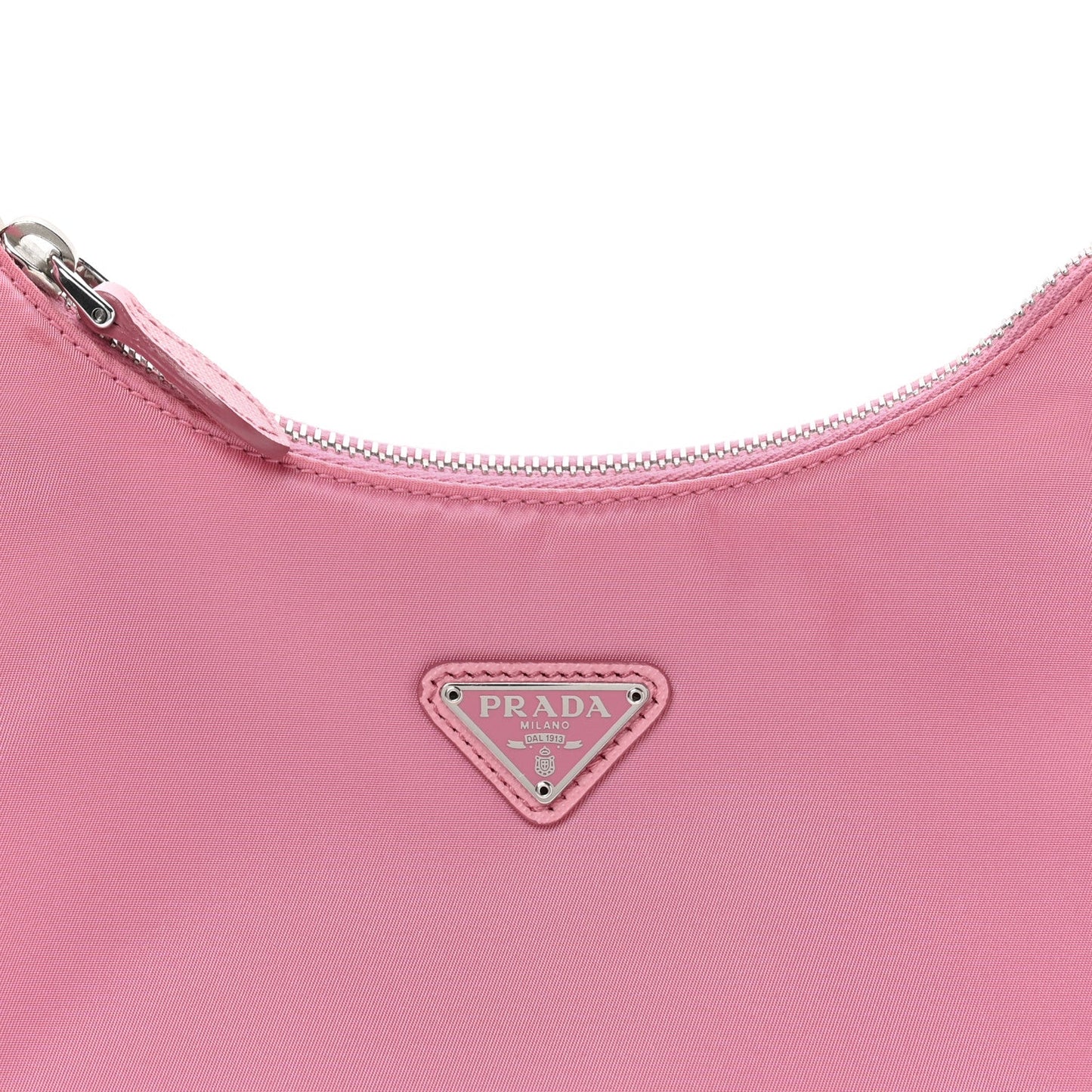 Tessuto Nylon Saffiano Mini Re-Edition 2005 Bag Begonia