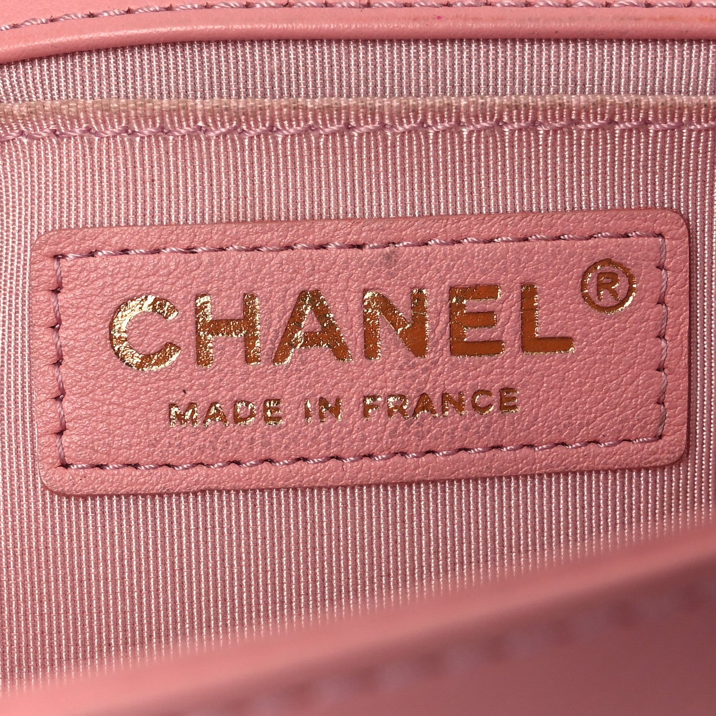 Lambskin Quilted Medium Boy Flap Light Pink