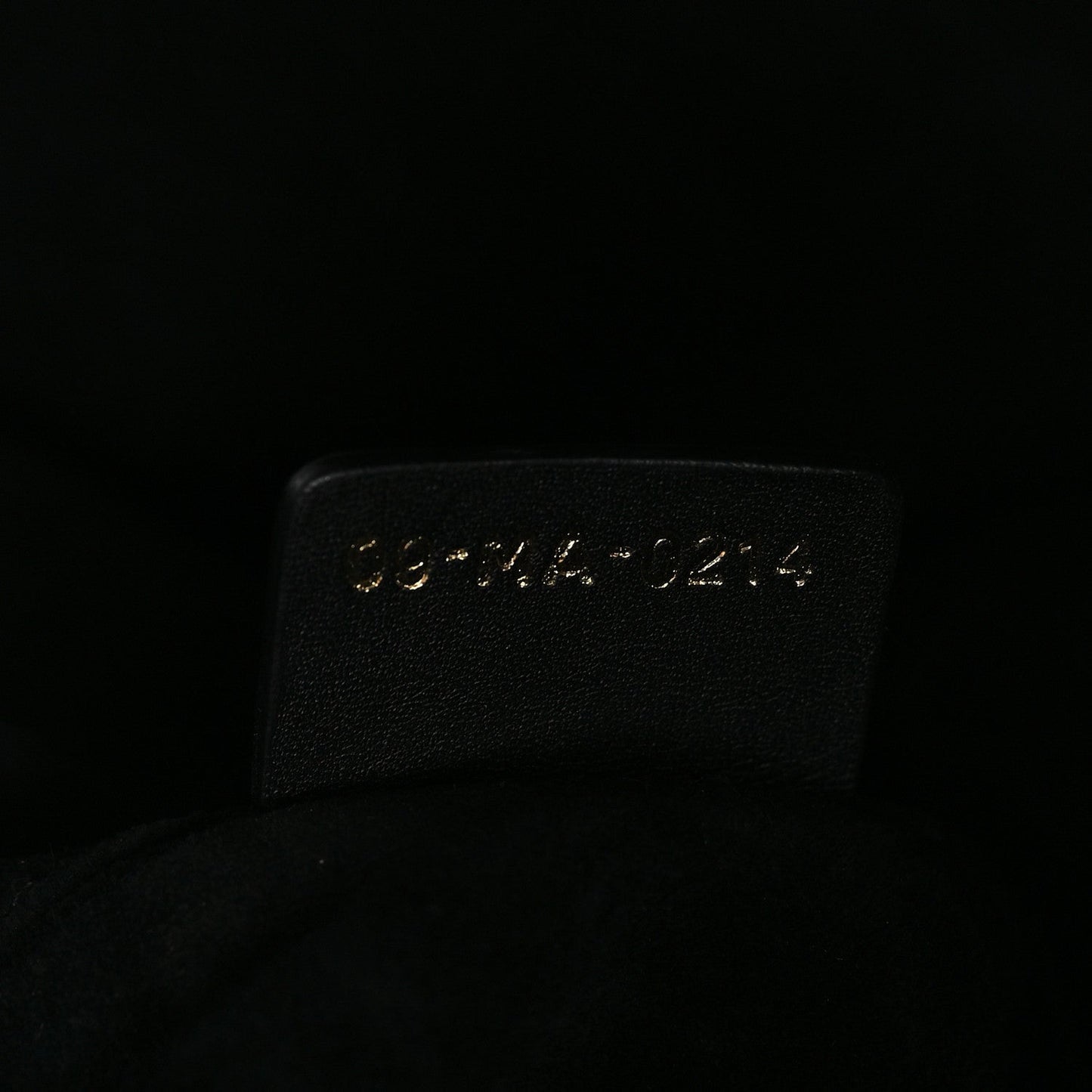 Calfskin Macrocannage Large Toujours Black