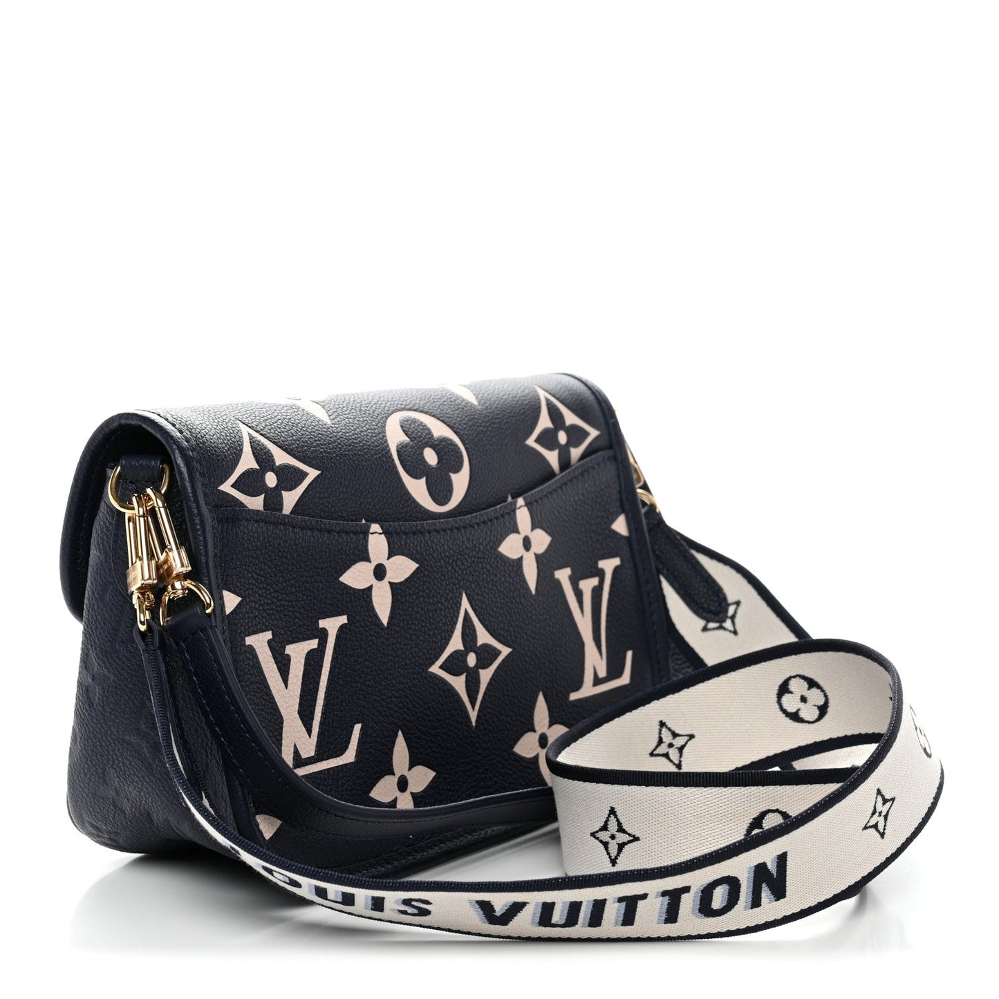 Empreinte Giant Monogram Diane Navy Creme