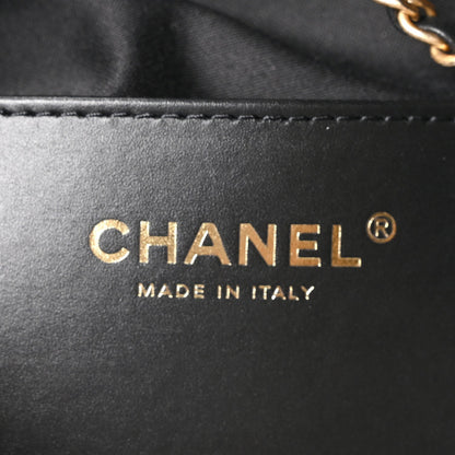 Caviar Quilted Medium Chanel 25 Handbag Black