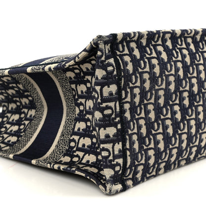 Oblique Medium Book Tote Blue Multicolor