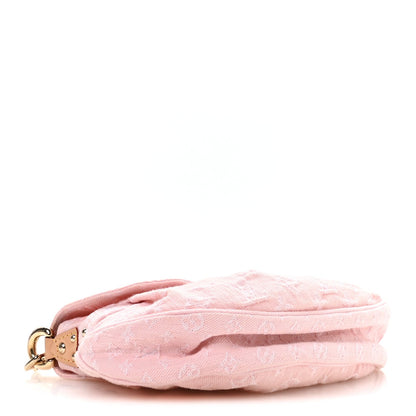 Monogram Denim Sunset Washed Pink
