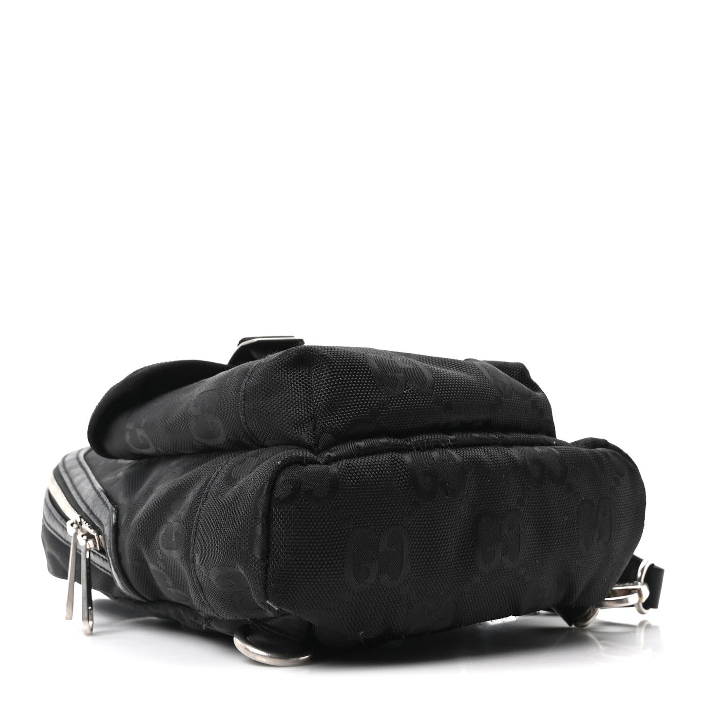 Econyl Nylon Monogram Off The Grid Sling Backpack Black