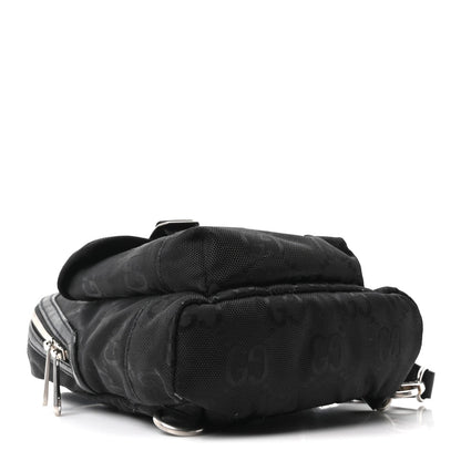 Econyl Nylon Monogram Off The Grid Sling Backpack Black