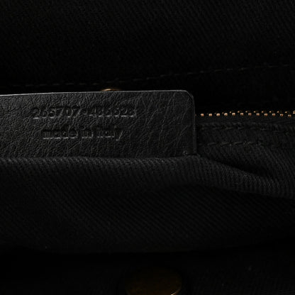 Calfskin Muse Two Messenger Black