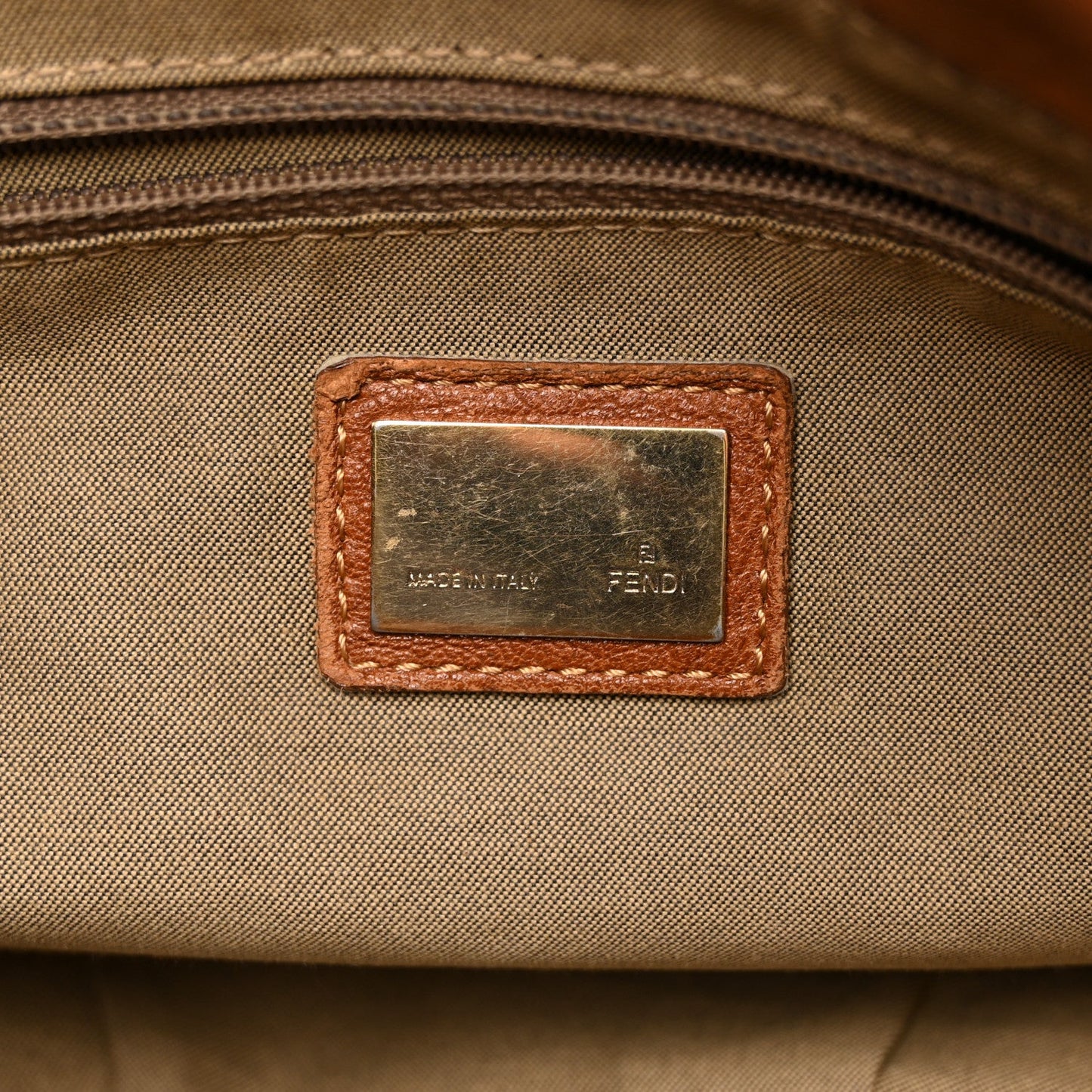 Crinkled Lambskin Mia Shoulder Flap Camel