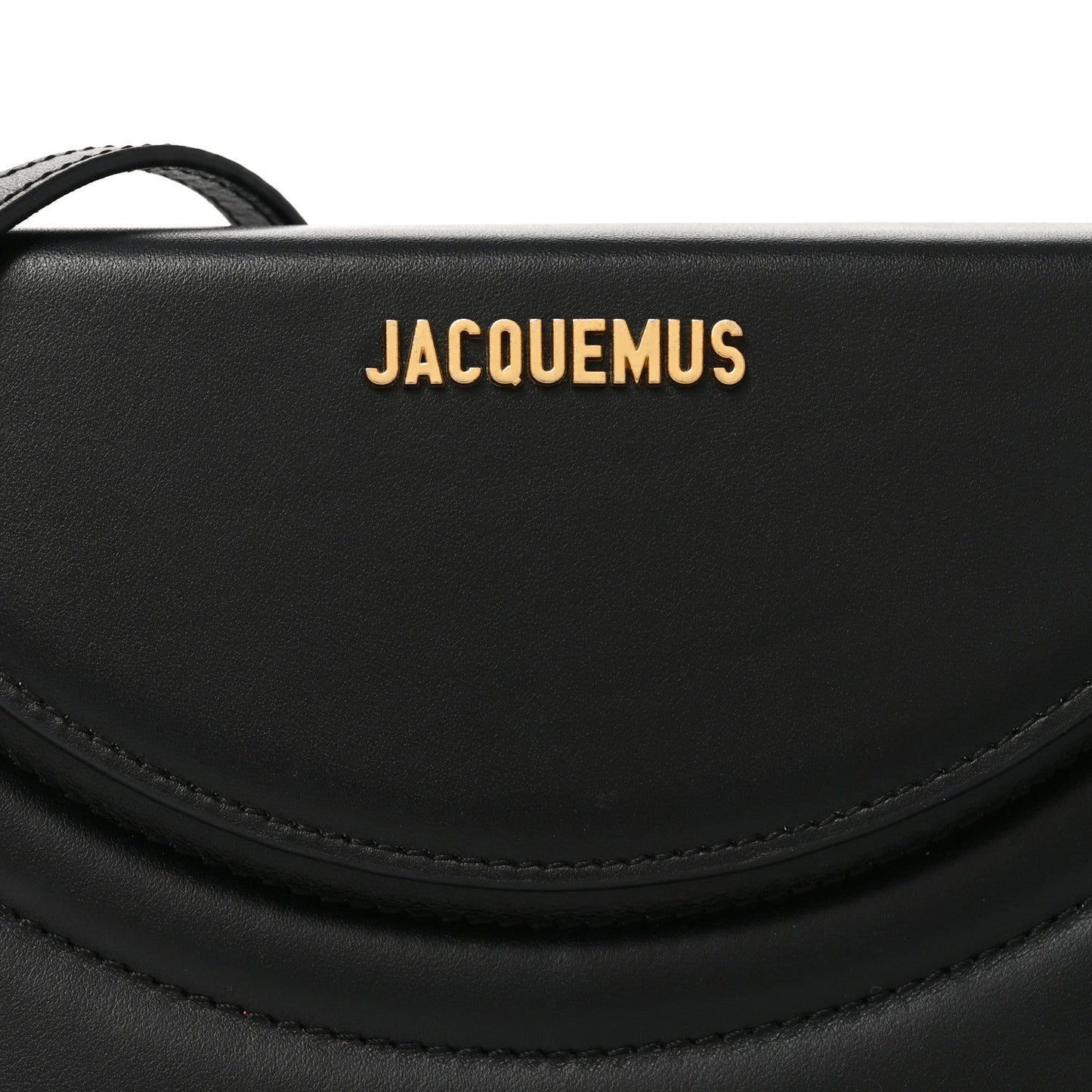 Smooth Calfskin Le Sac Rond Black