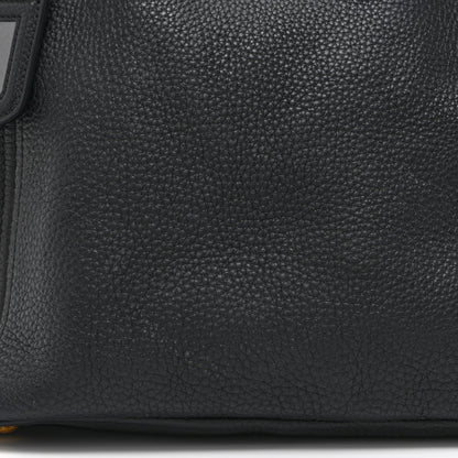 Vitello Daino Tote Black