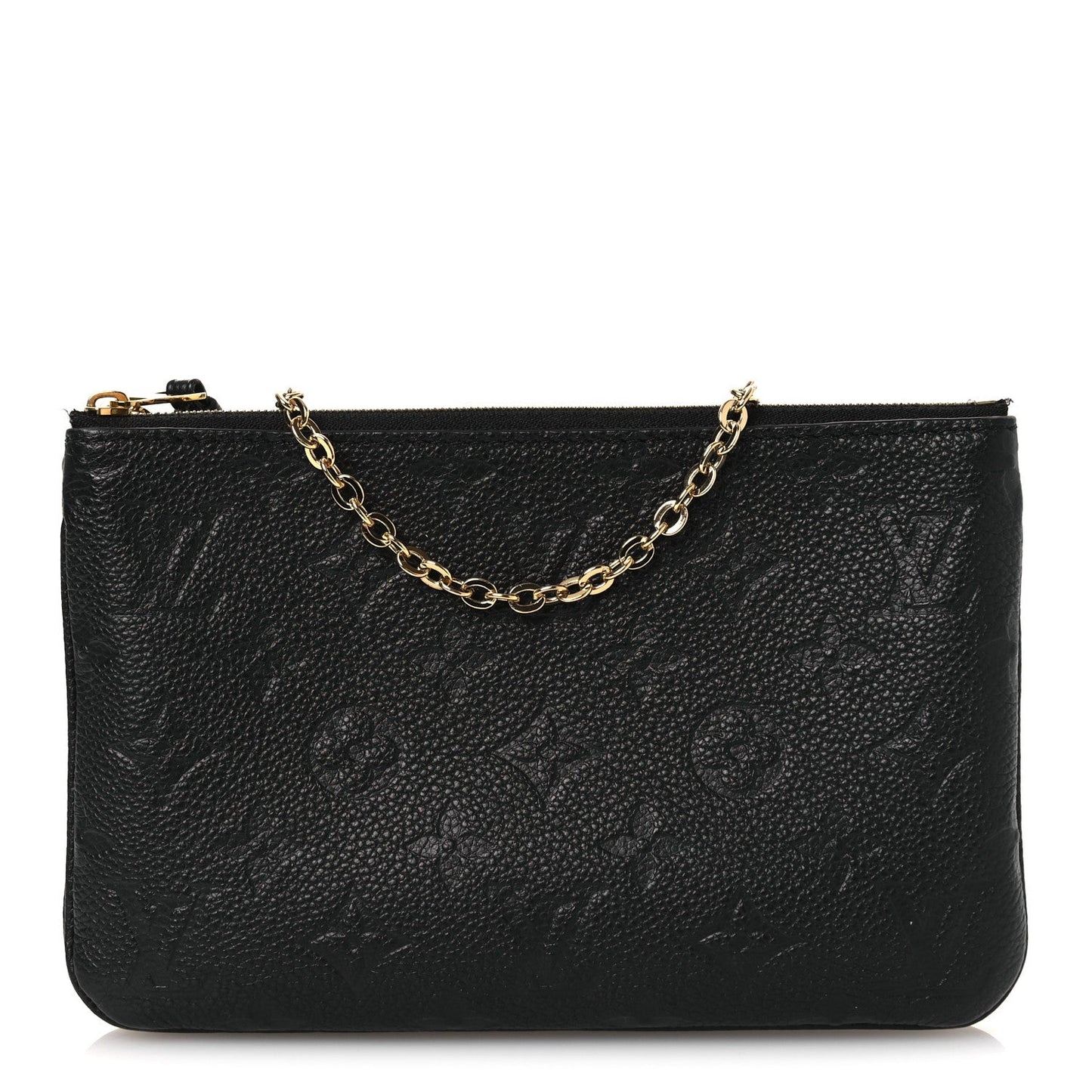 Empreinte Double Zip Pochette Black