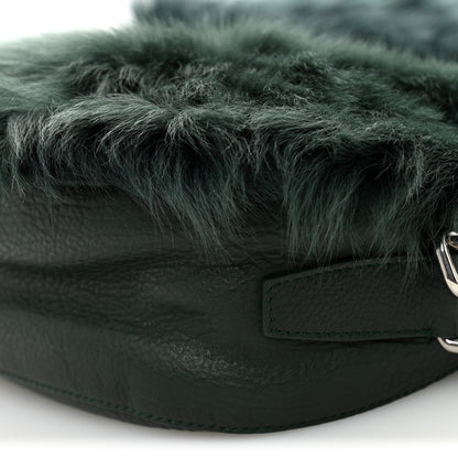 Shearling Small Knight Crossbody Bag Vine