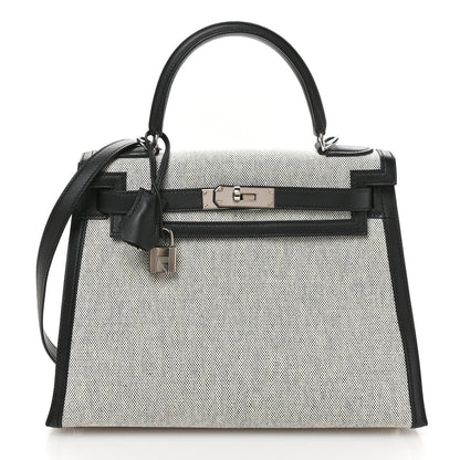 Toile Swift Kelly Sellier 28 Ecru Black