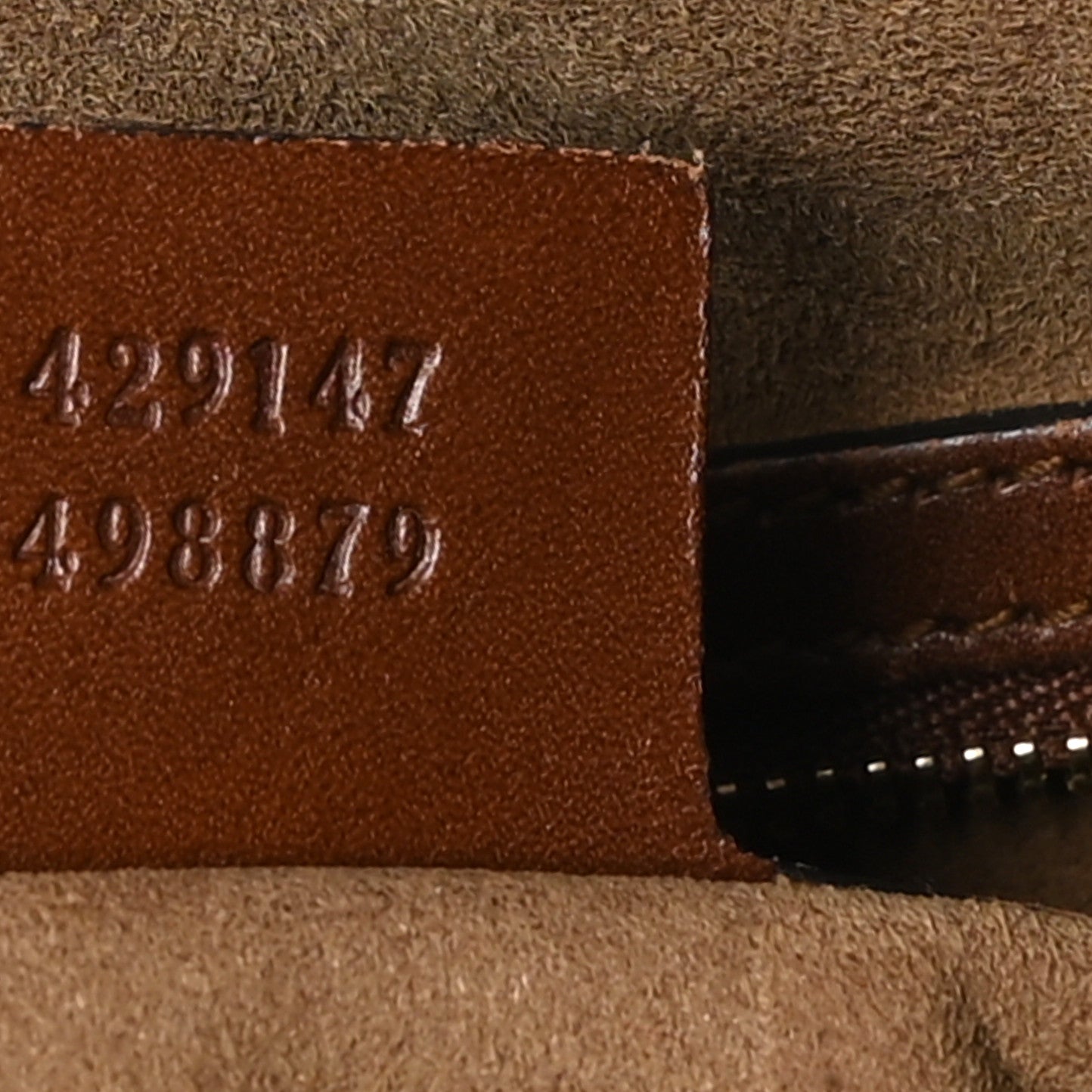 GG Supreme Monogram Linea A Foldover Tote Brown