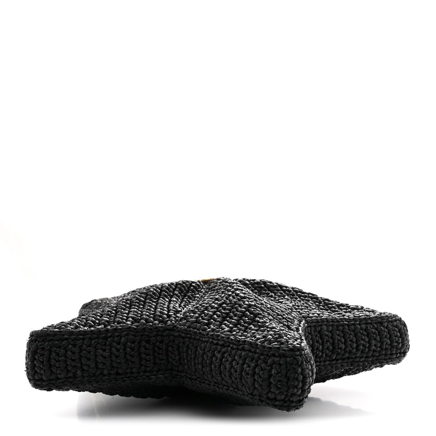 Raffia Star Coco Beach Bag Black