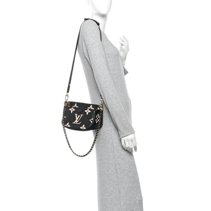 Empreinte Monogram Giant Multi Pochette Accessories Black Beige