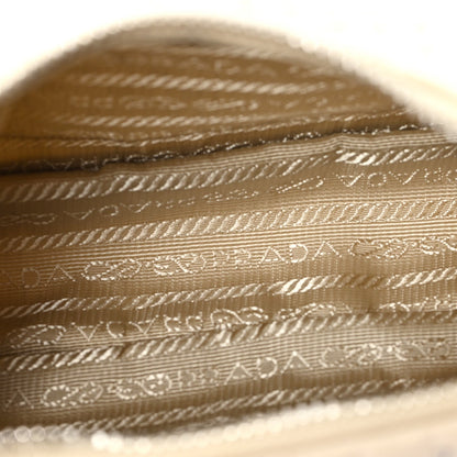 Tessuto Nylon Studded Mini Re-Edition Bag Deserto
