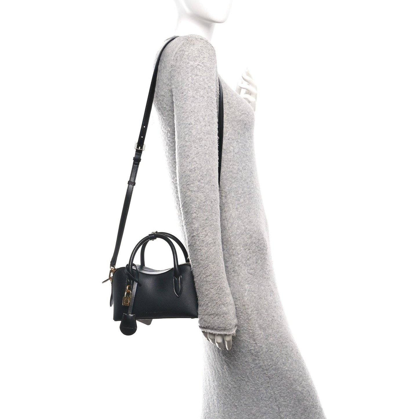 Eco Grainy Alter Mat Ryder Crossbody Bag Black
