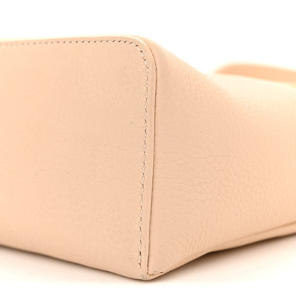 Grained Calfskin L19 Extra Pocket Pouch Creamed Honey