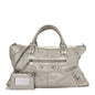 Metallic Agneau Classic Palladium Hardware Work Argent