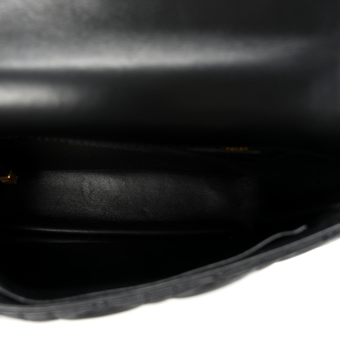 Calfskin Cannage Small Caro Bag Black