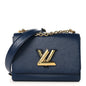 Epi Twist Shoulder Bag MM Indigo