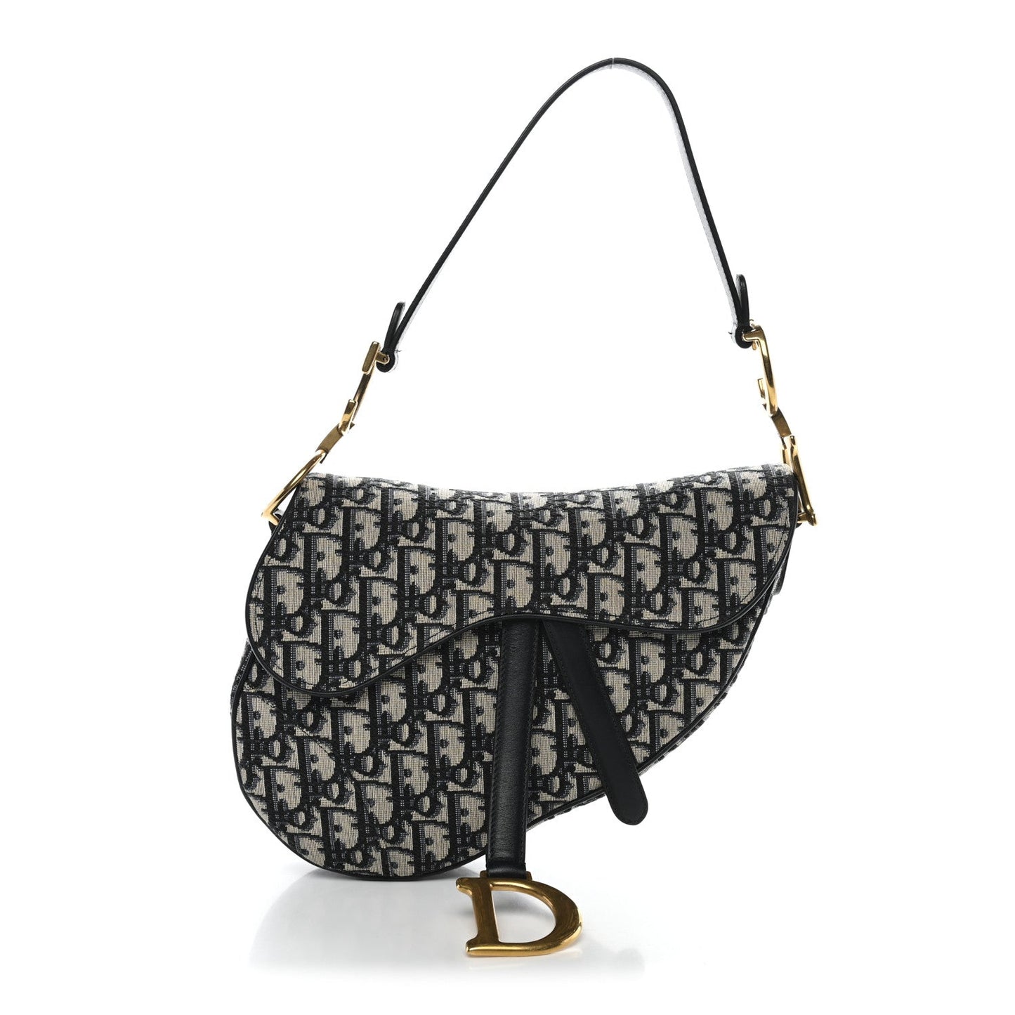 Oblique Saddle Bag Blue
