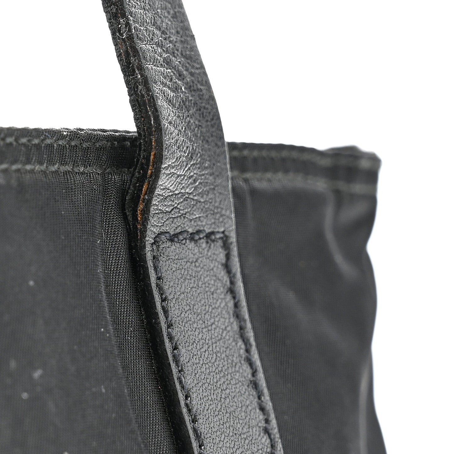 Tessuto Nylon Mini Shopping Tote Black