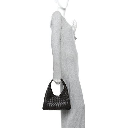 Nappa Intrecciato Small Campana Shoulder Bag Fondant