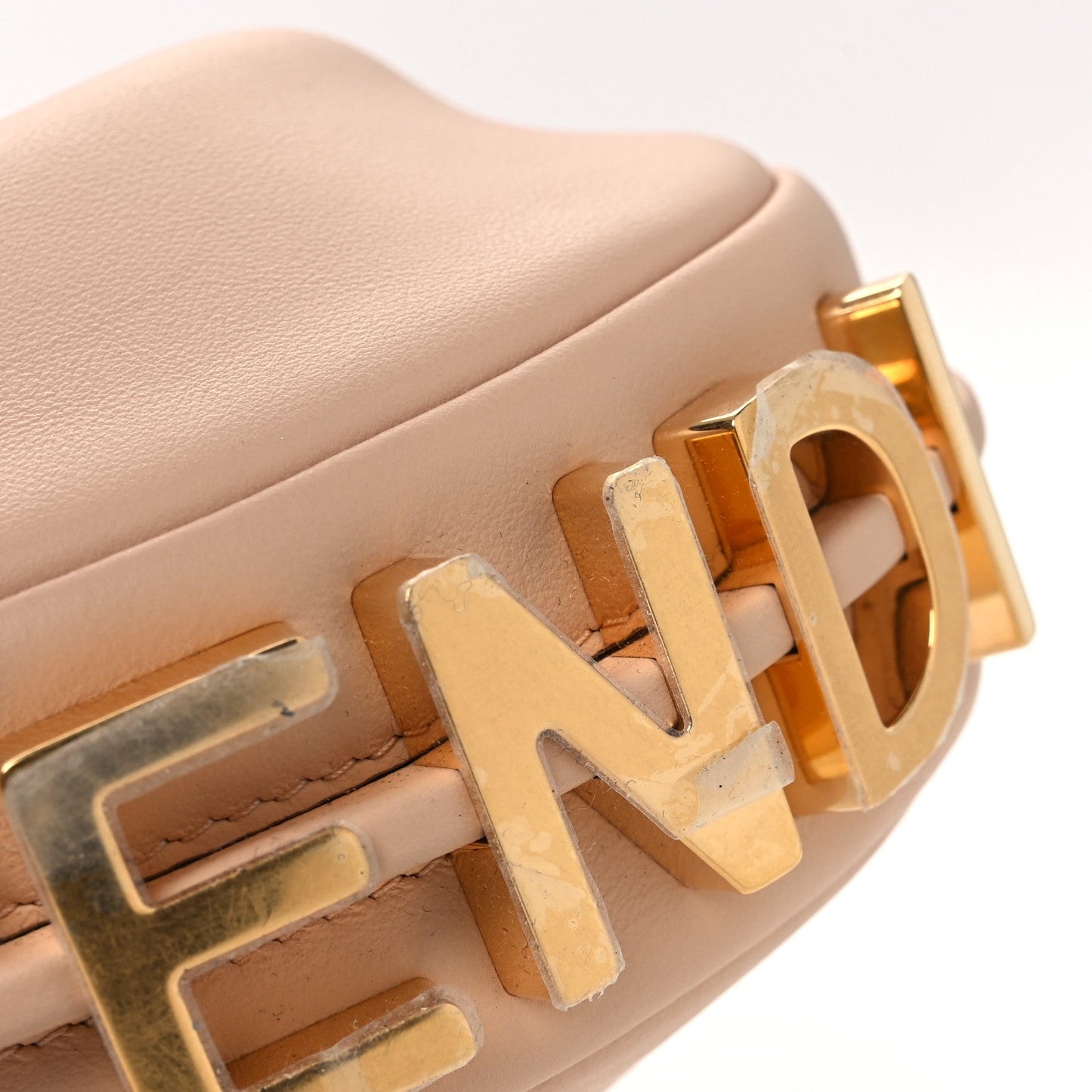 Vitello Grace Matte Nano Fendigraphy Hobo Charm Light Rose