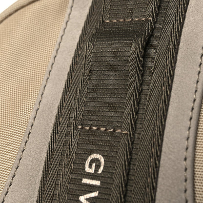Nylon Nubuck G-Trail Small Sling Bag Taupe Anthracite Sand
