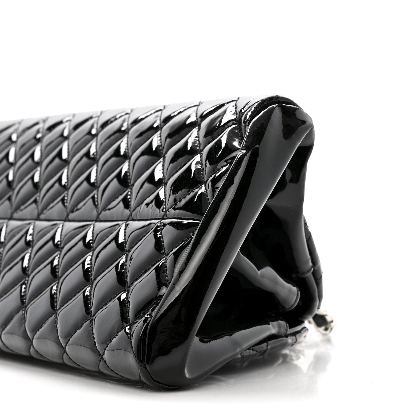 Patent Quilted Medium Just Mademoiselle Black
