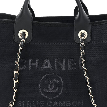 Mixed Fibers Small Deauville Tote Black