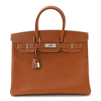Epsom Birkin 35 Gold
