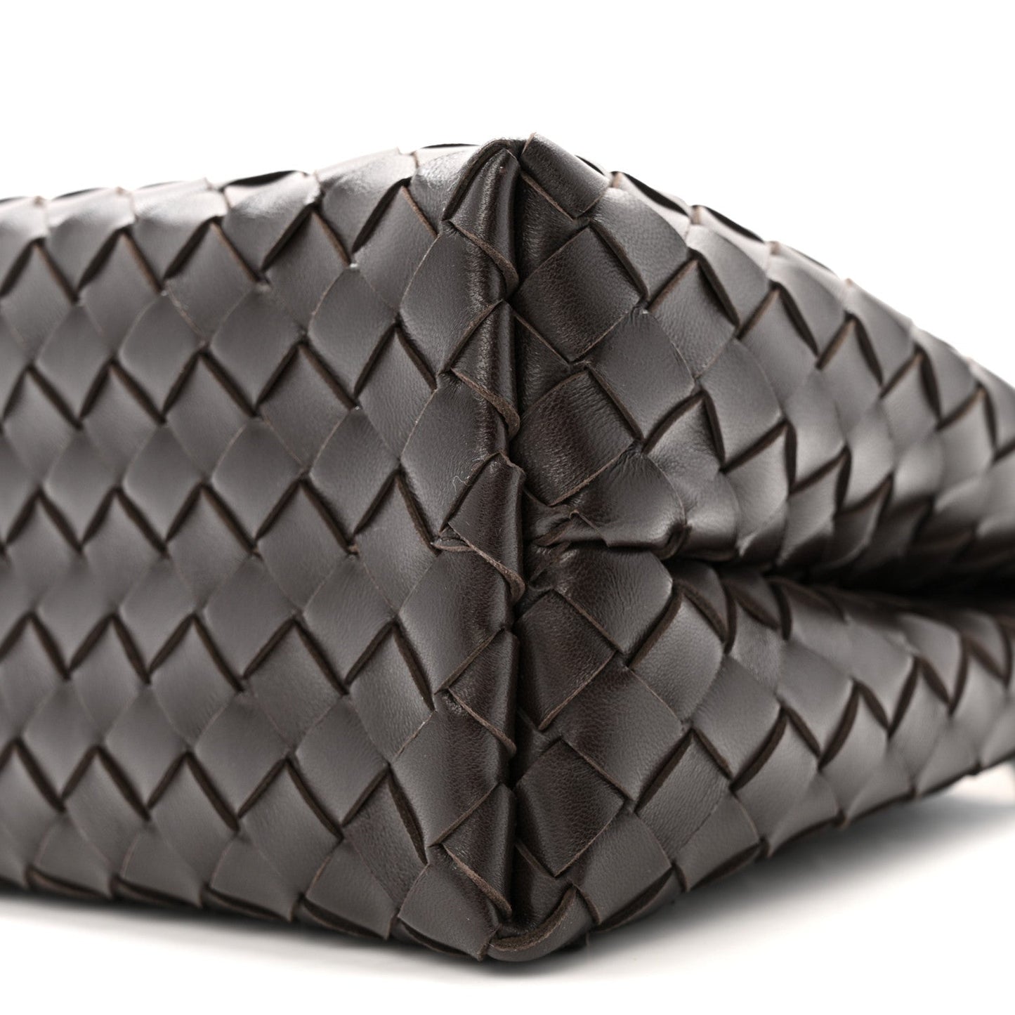 Nappa Intrecciato Medium Andiamo Shoulder Bag Fondant